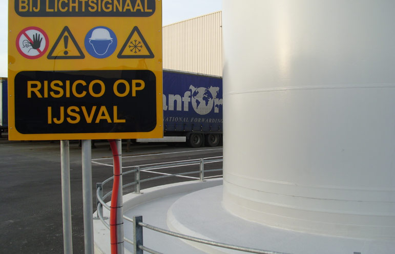 Windkraftanlage Drainage